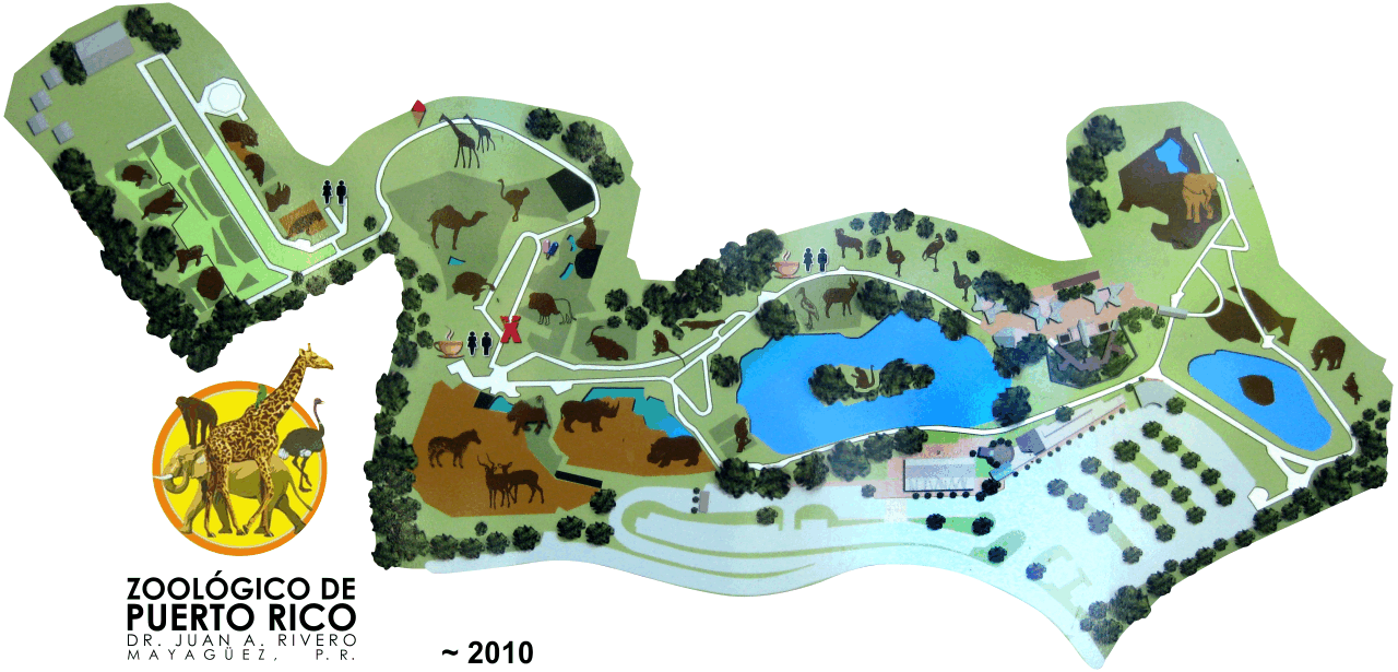 Map of Zoológico de Puerto Rico 2010