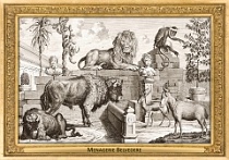 0009-007-01 Menagerie Belvedere Landstraße (now in Wien) (AT) Salomon Kleiner, 1734