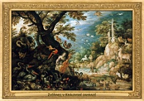 0041-001-04 Zvěřinec v Královské zahradě Praha (CZ) Roelandt Savery, ~1611