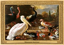 0047-021-01 Menagerie Soestdijk Baarn (NL) Melchior d'Hondecoeter, ~1680